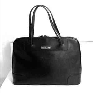 Black leather vintage Gucci bag